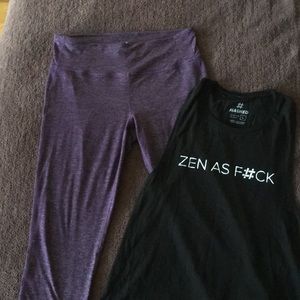 Athelta chaturanga capri